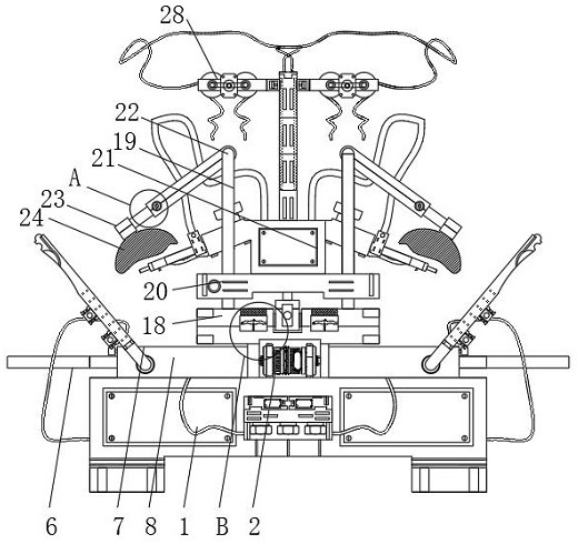 一种汽车减震器生产用弹下座自动化焊接装置-专利