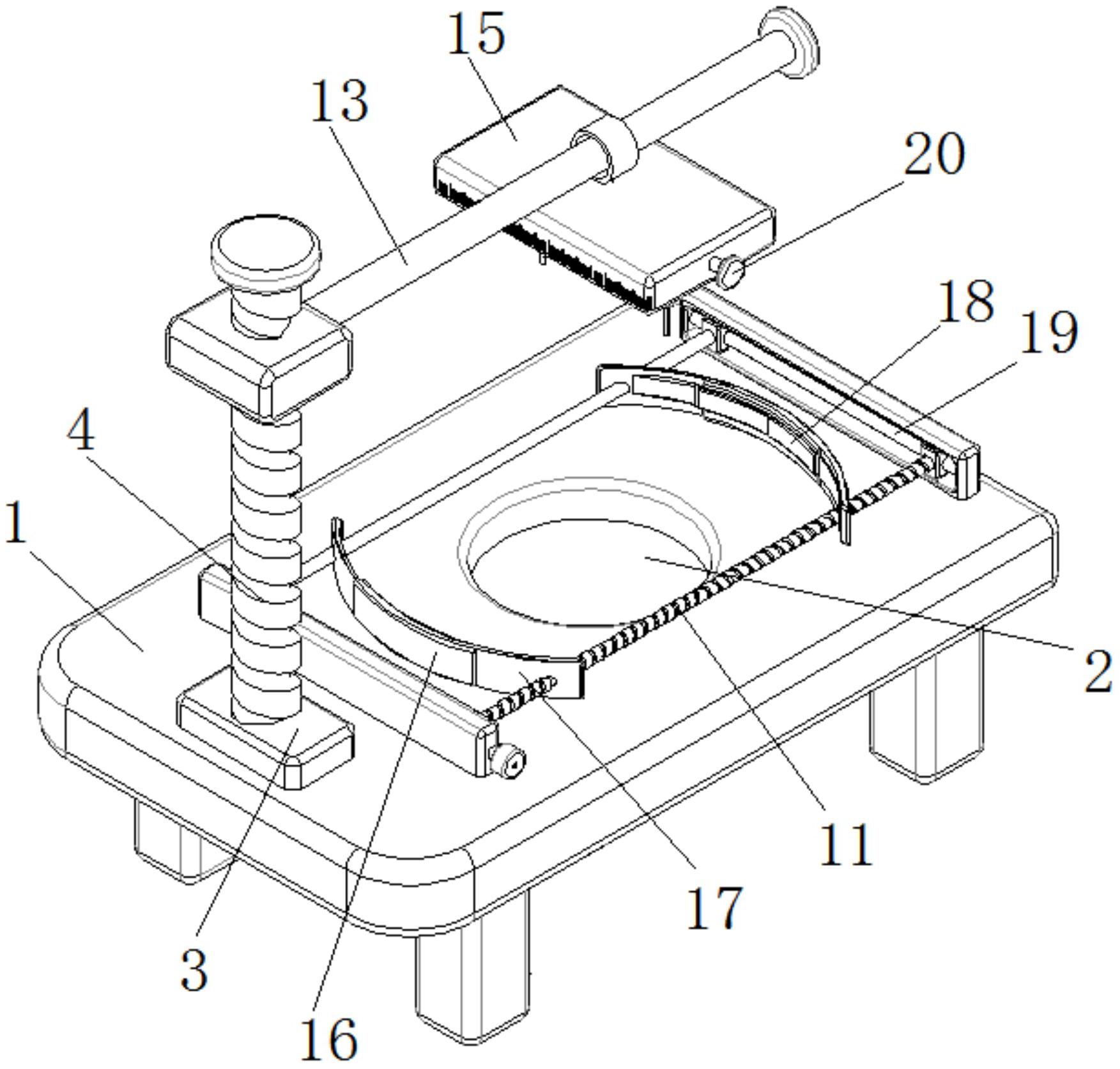 一种塑料管帽加工用内圈直径精准测量装置-专利