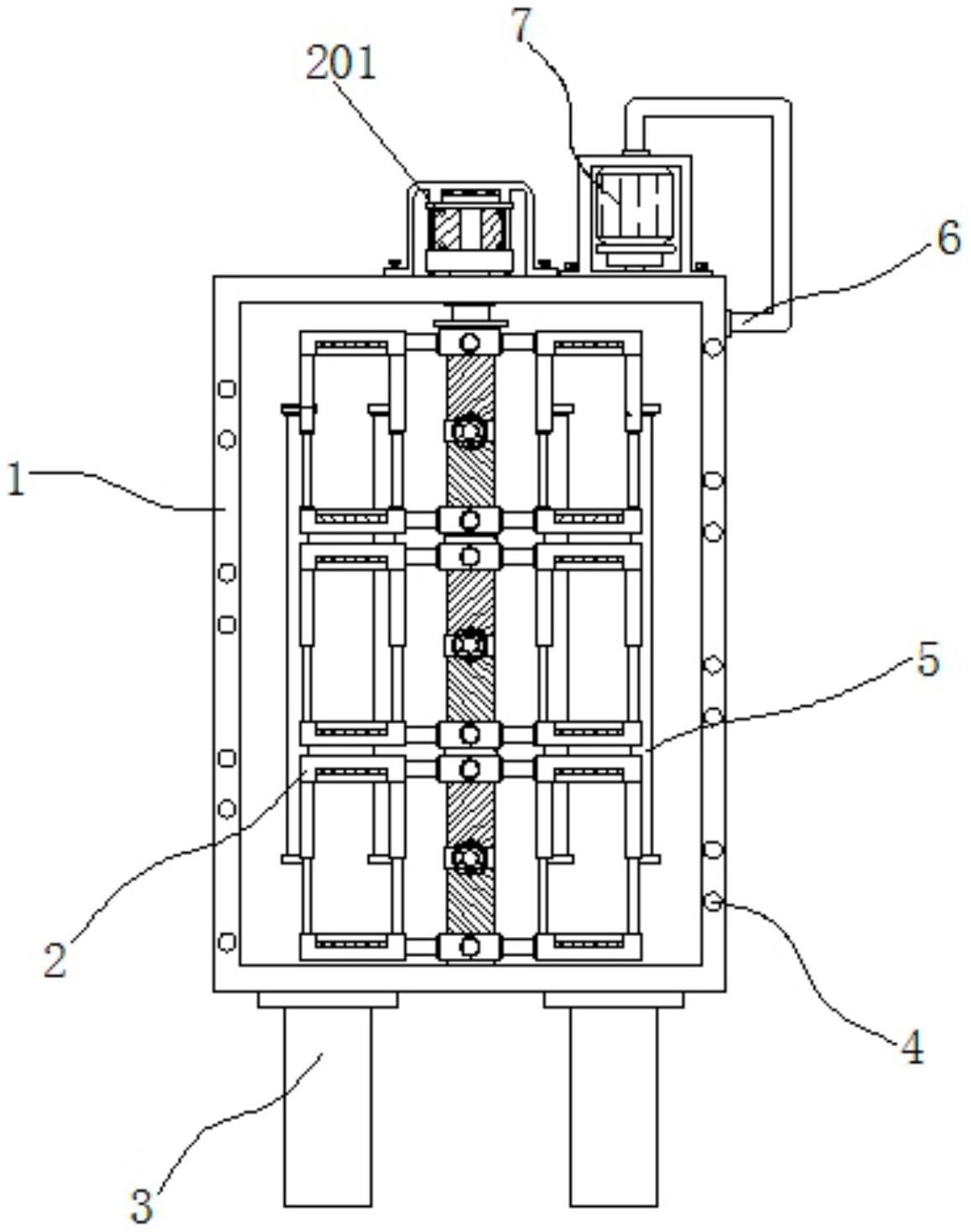 一种立式调距式五金加工件烘干装置-专利