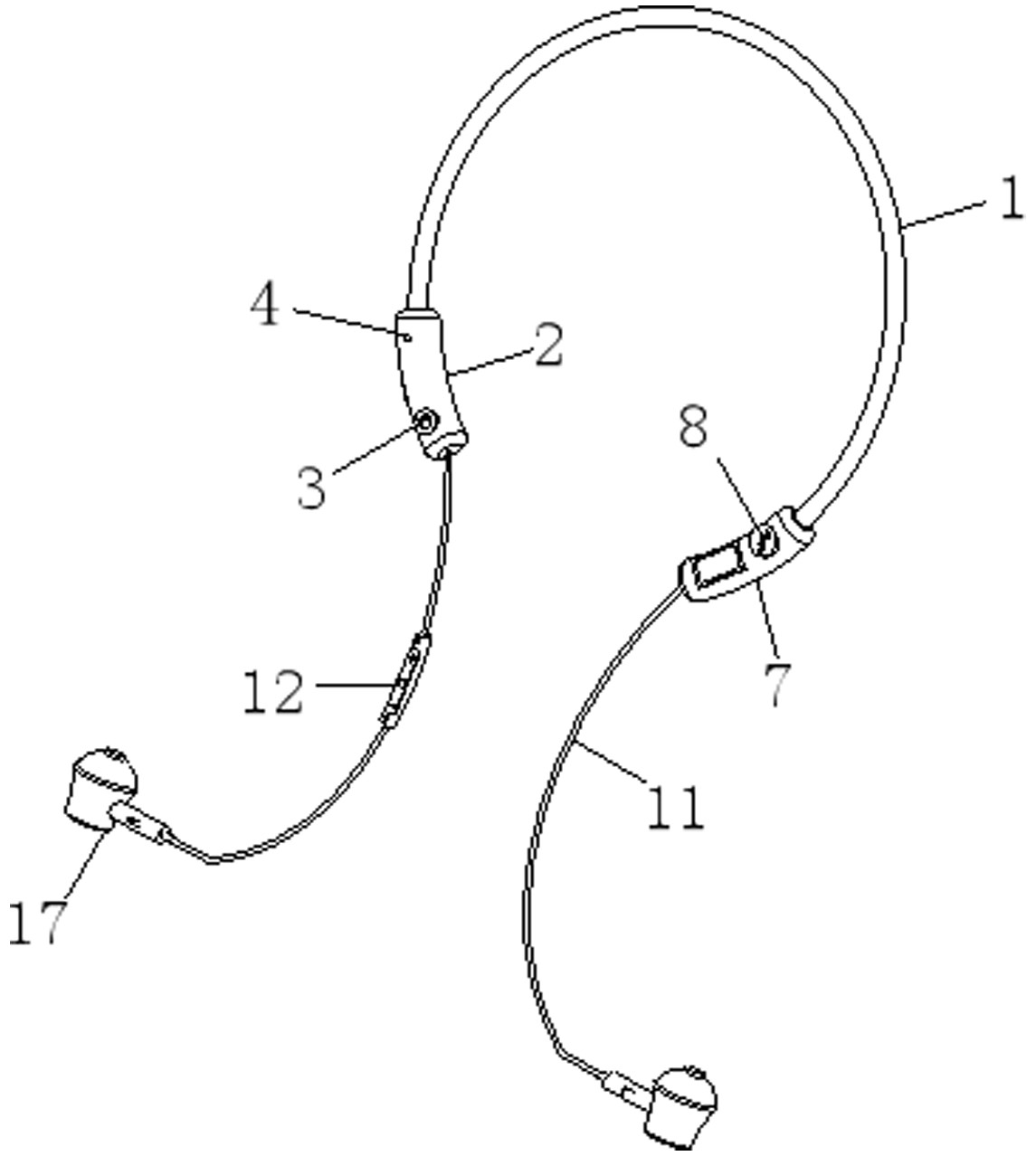 一种脖戴式语音交互耳机-专利
