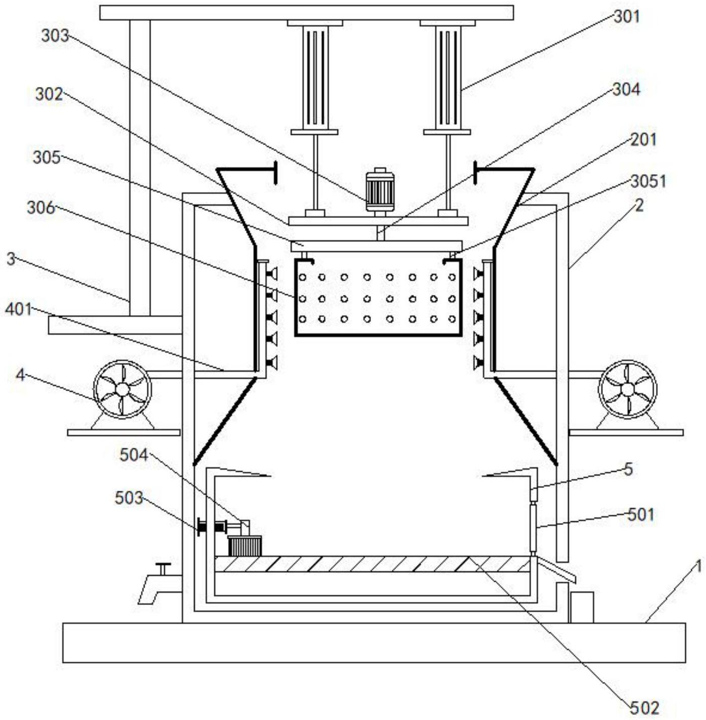 一种煤气炉架铸件生产用冷却装置-专利
