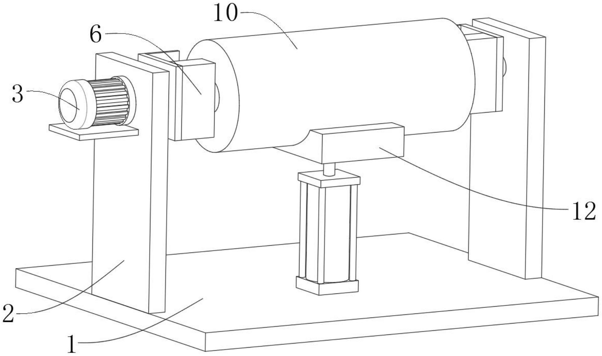 一种布料打卷机的送卷辊刹停装置-专利