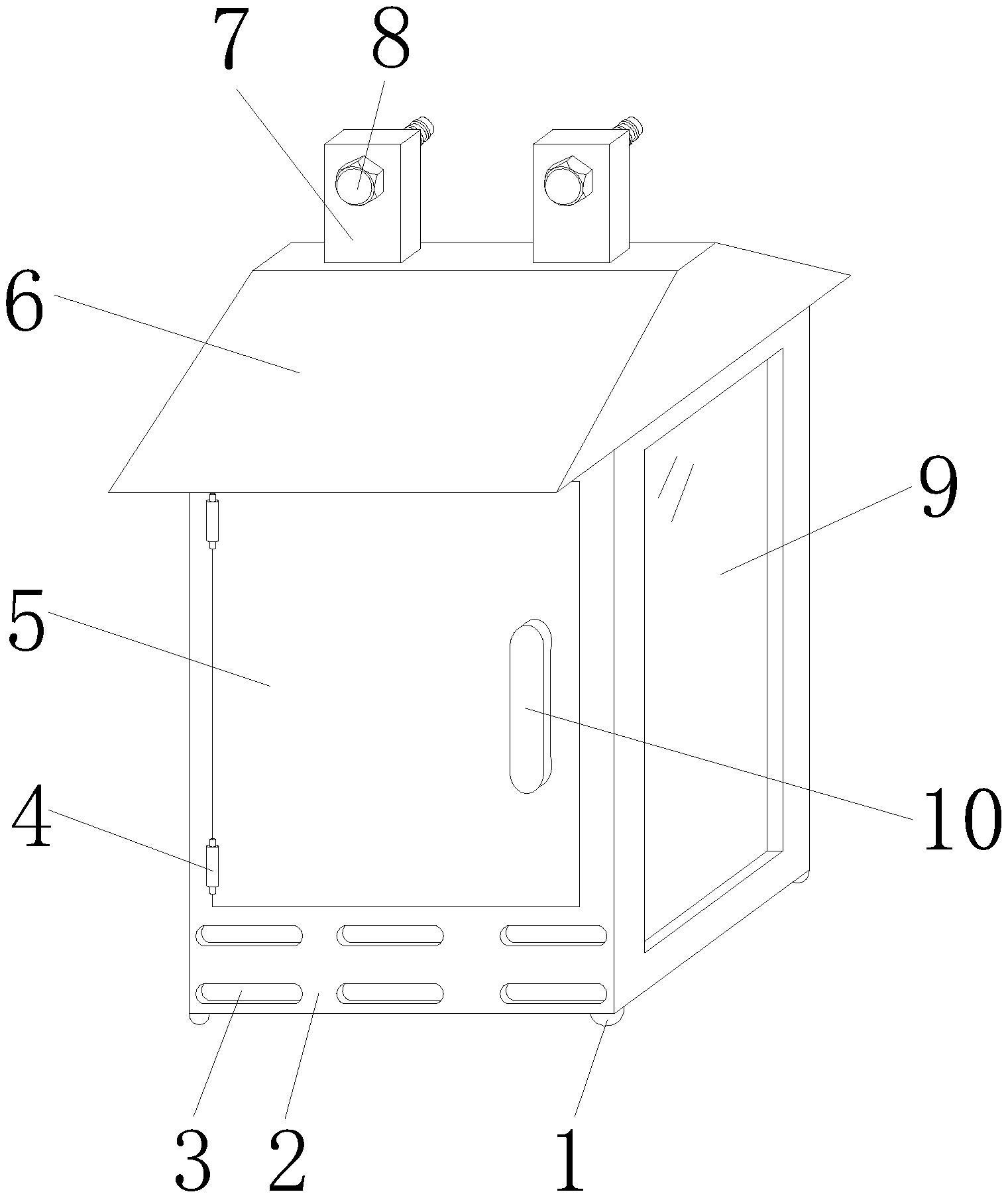 一种悬挂式5G通讯柜箱-专利
