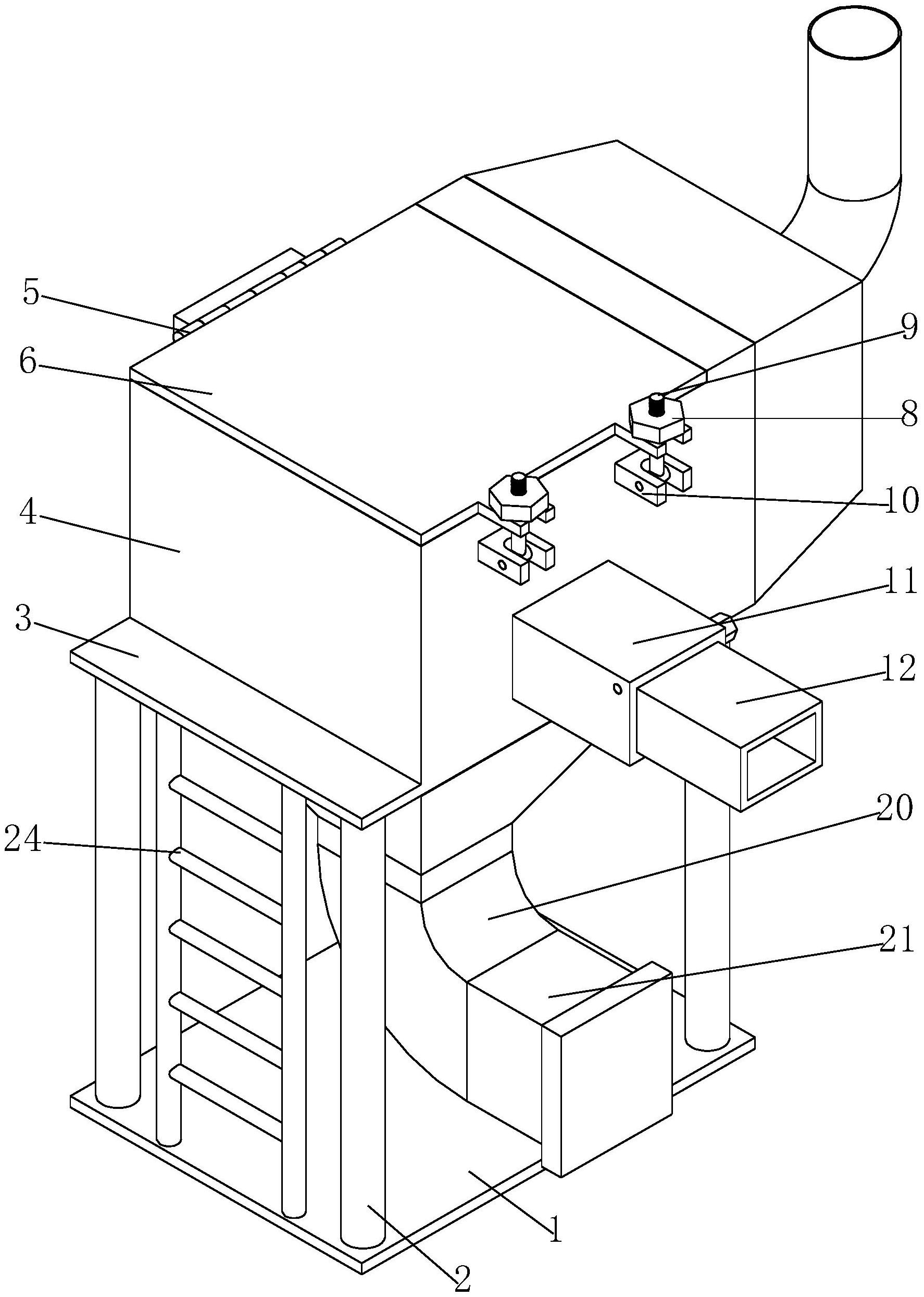 一種建筑防火材料生產廠房的除塵裝置-專利