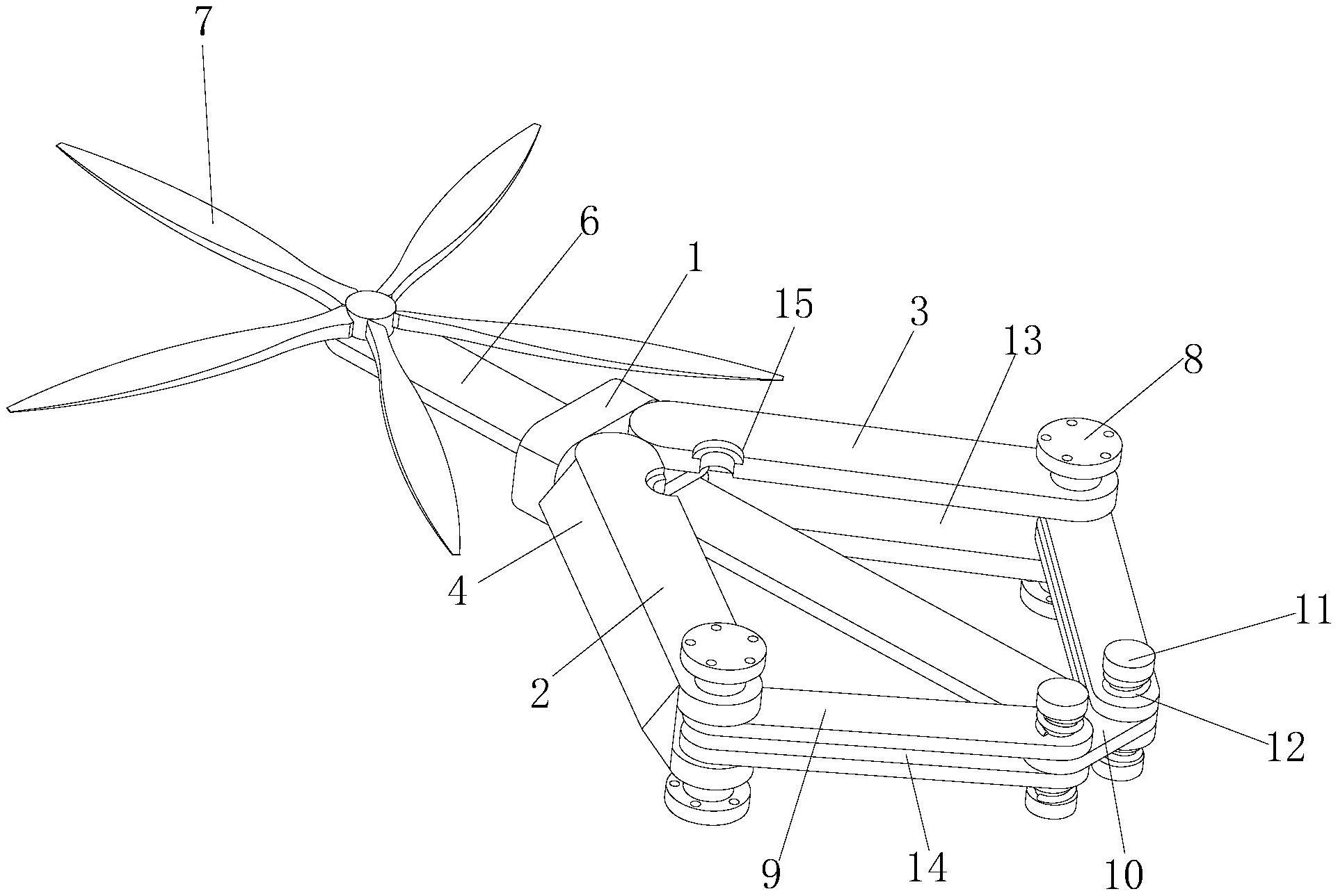 一种多旋翼无人机可伸展式机臂-专利