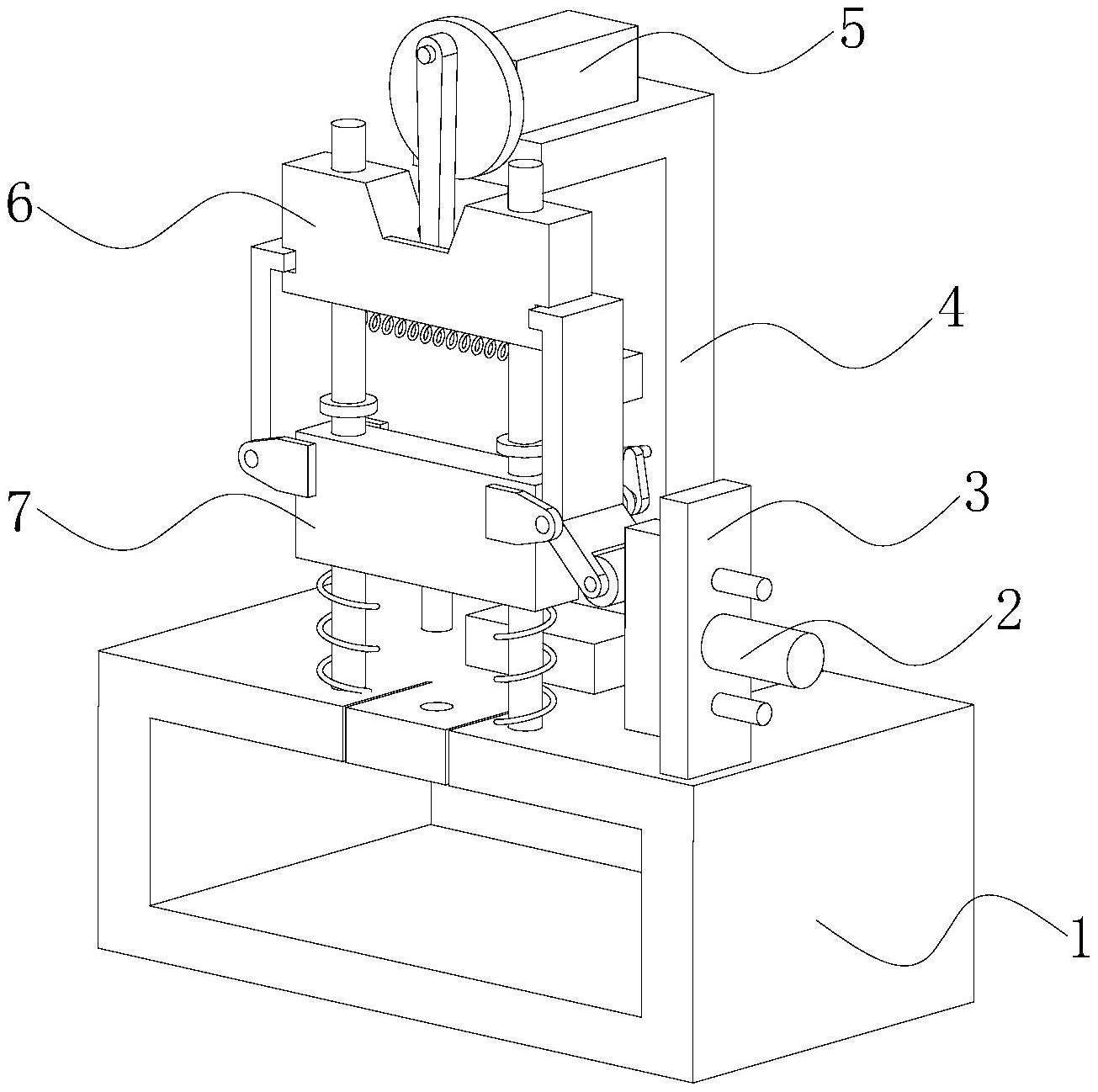 一种瓦楞纸盒加工用冲孔设备-专利