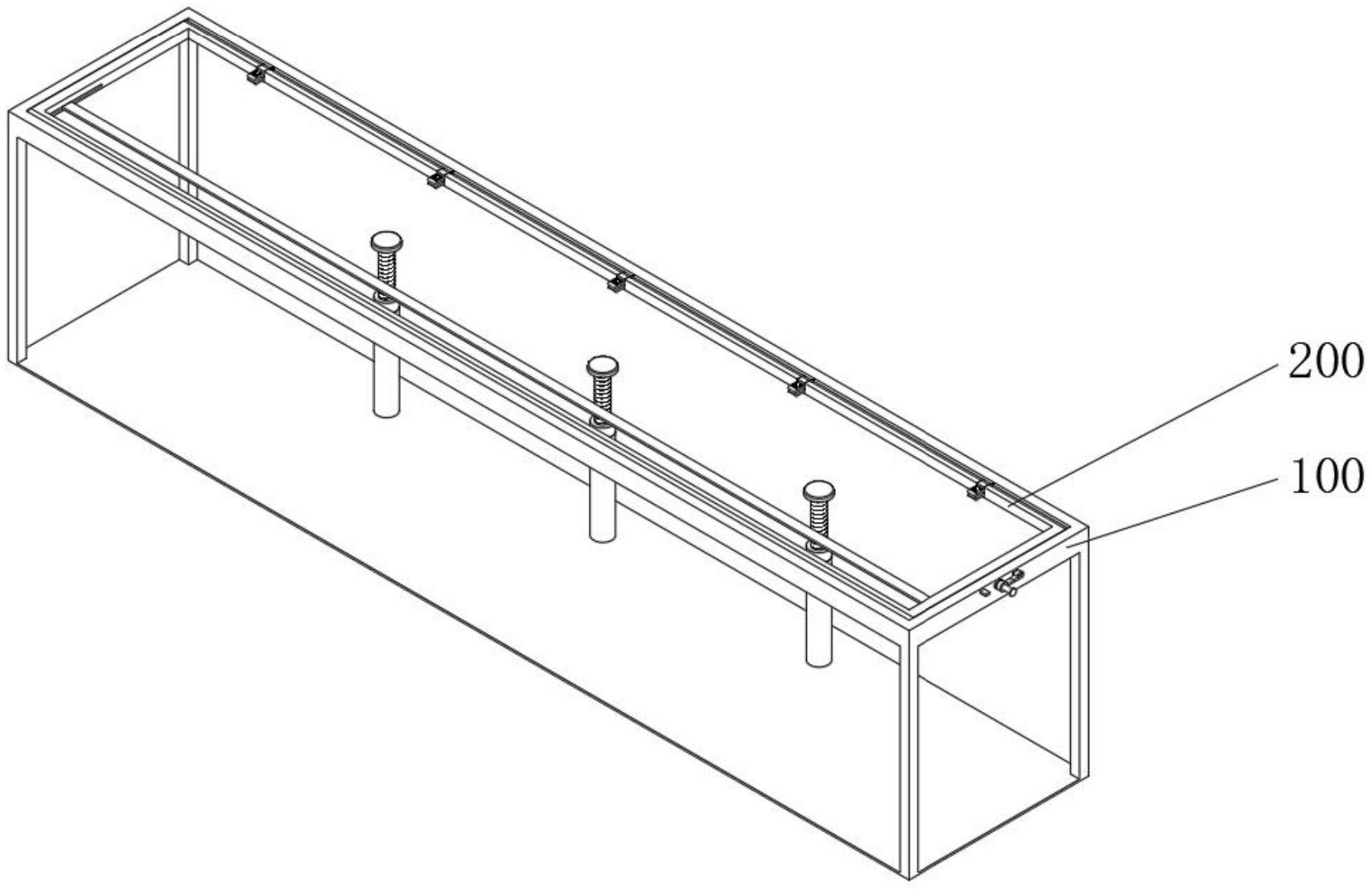 一种建筑饰板生产开槽用固定装置-专利