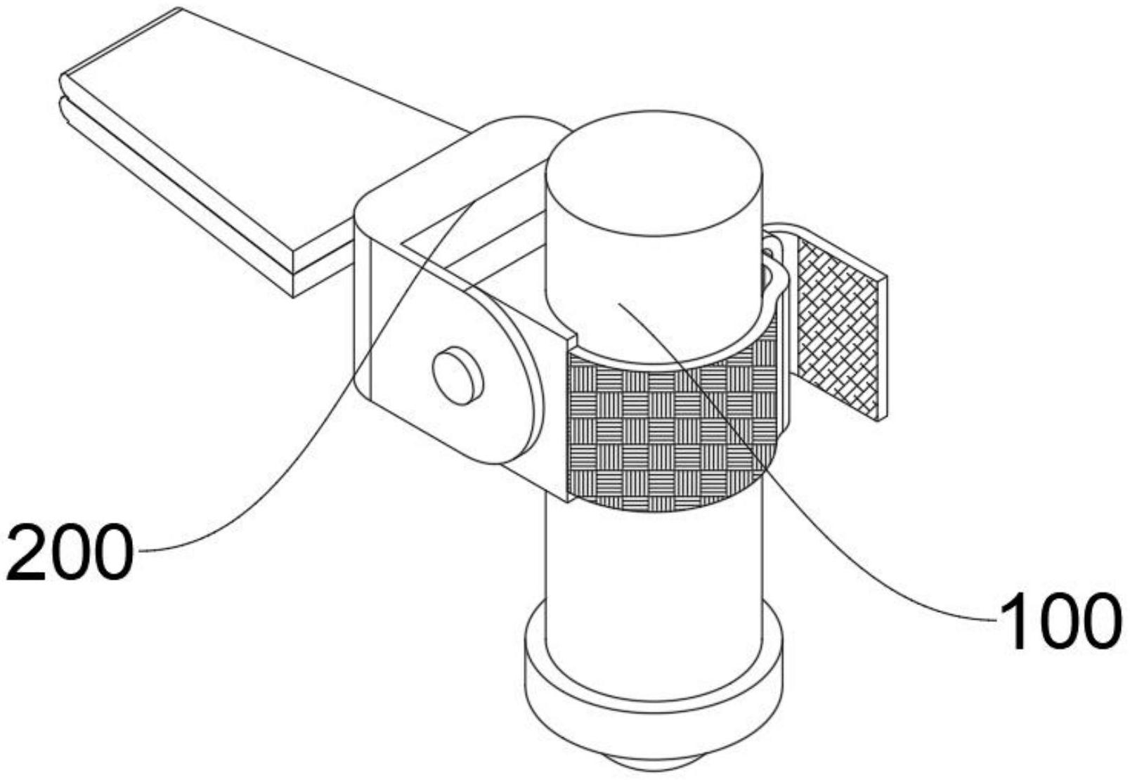 一种弹片夹持式便携光学激光笔-专利