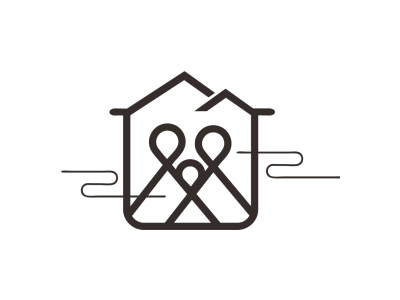 图形-房子三口之家商标图