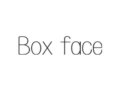 BOX FACE商标图