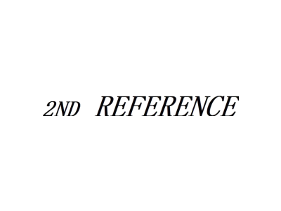 2ND REFERENCE商标图