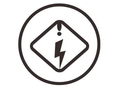 图形-闪电电力电池商标图