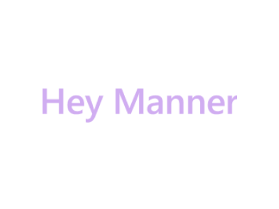 HEY MANNER商标图