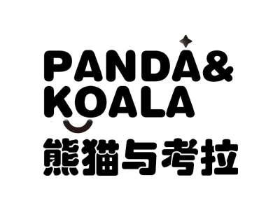 熊猫与考拉 PANDA&KOALA商标图