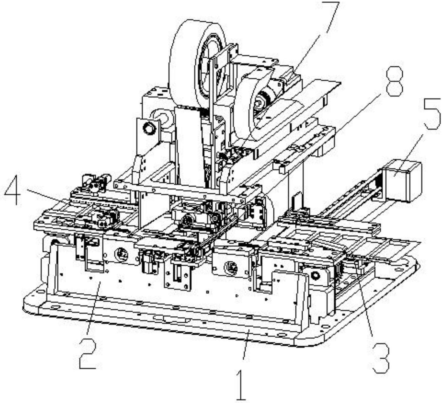 一种新旧SMT接料带的粘接机专利图片