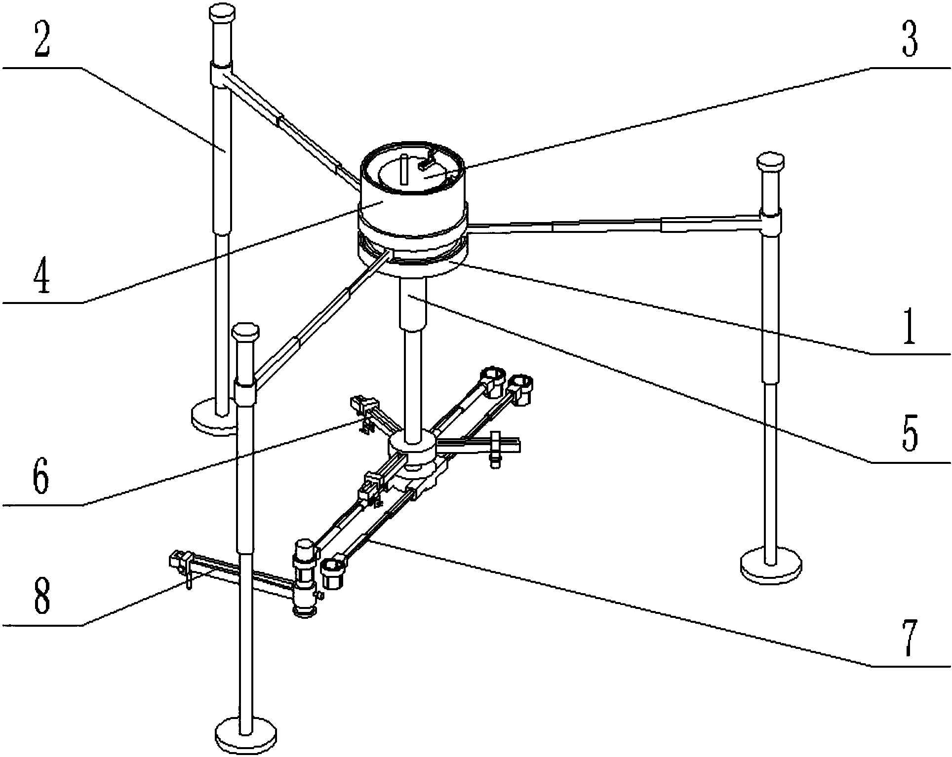 一种画圆器专利图