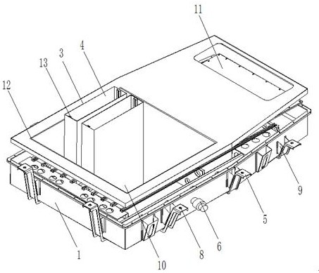 模块化新能源汽车电池结构专利图片