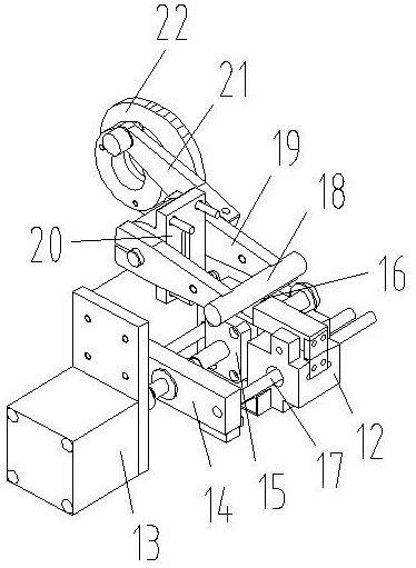 一种对接碰焊机的金属丝送料机构专利图片