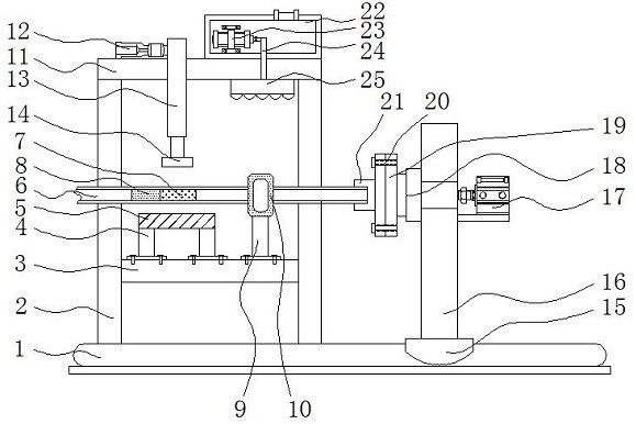 一种管道加工用具有保养维护功能的除锈设备专利图