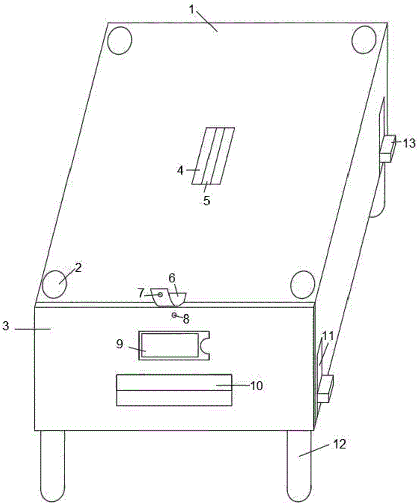 一种抽拉式多功能鞋盒专利图