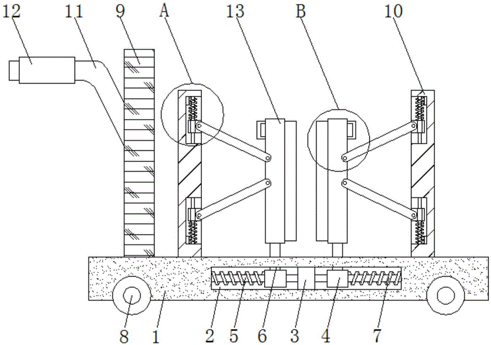 一种建筑施工运输加气块的推车专利图