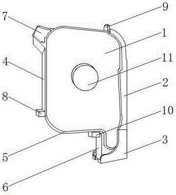 一种打印机用墨水收纳盒专利图