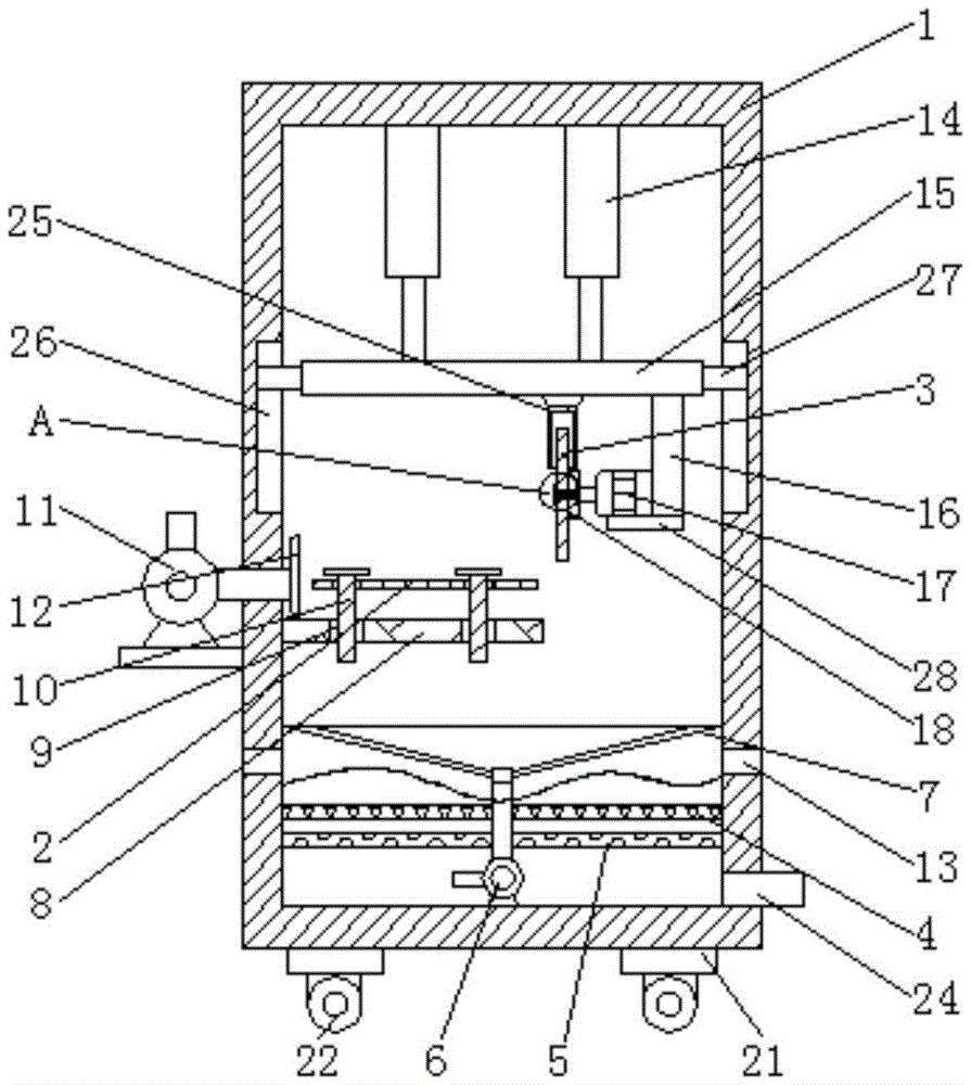 机电加工切割装置专利图