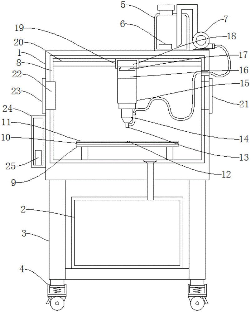 一种石墨烯透明导电薄膜生产装置专利图