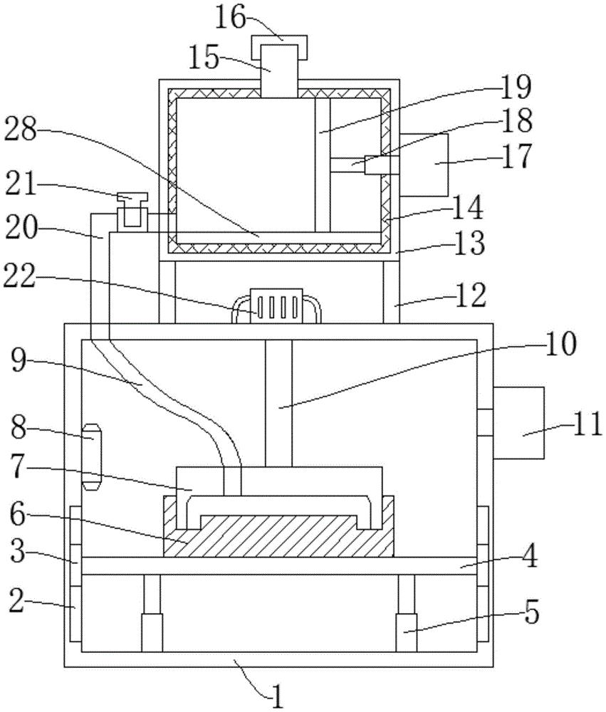 一种石墨烯生产用压力成型装置专利图