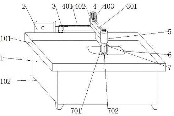 一种虎眼工艺品石材板抛光装置专利图