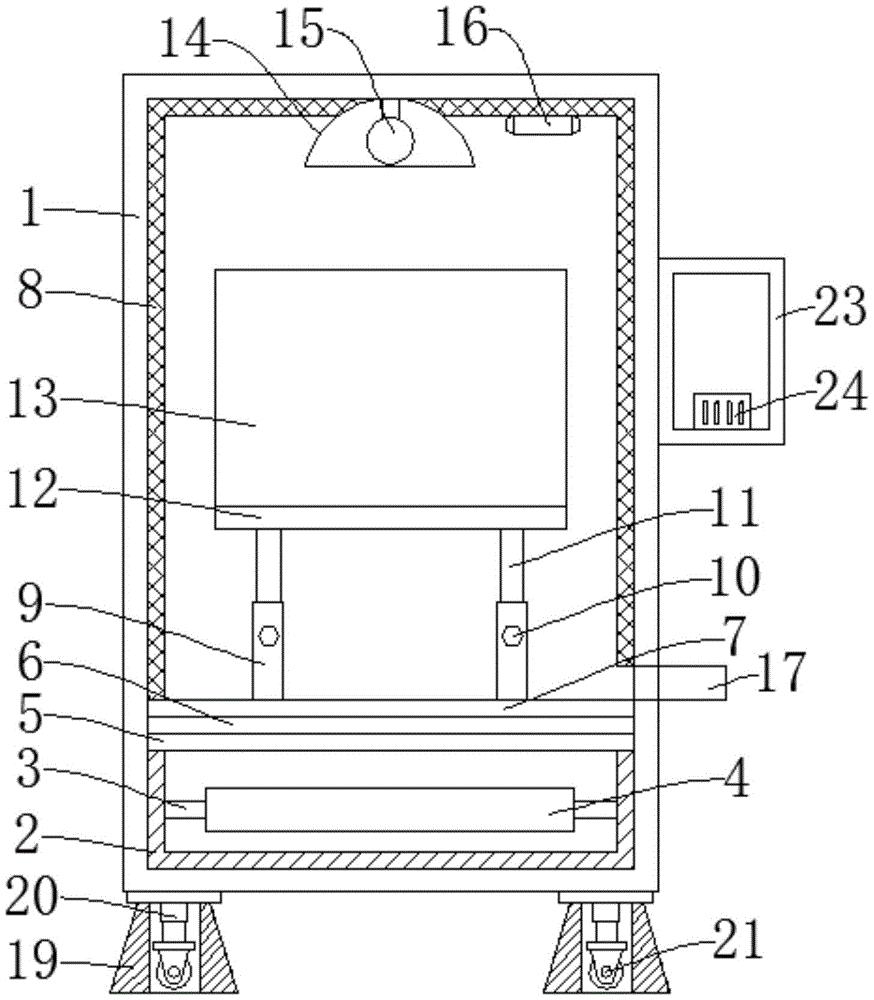 一种基于石墨烯发热技术的桑拿房专利图