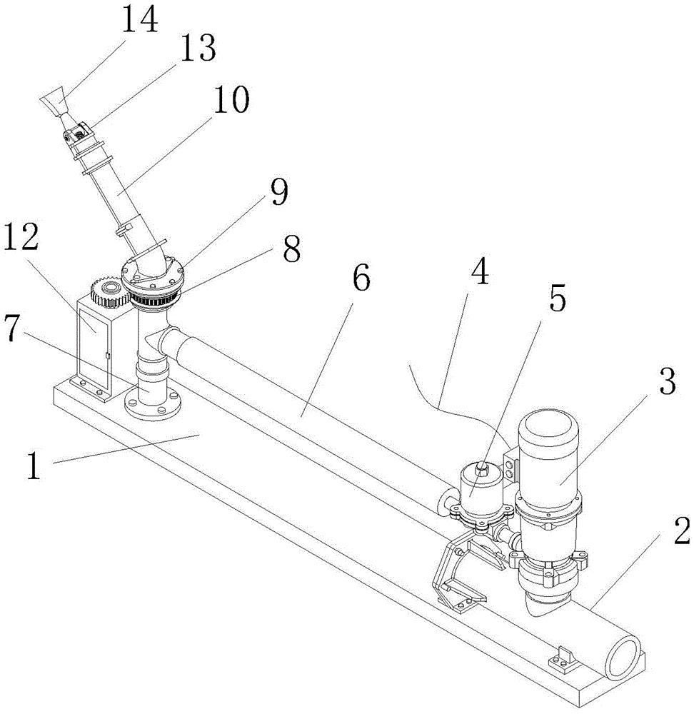 一种全方位自动旋转洒水装置专利图