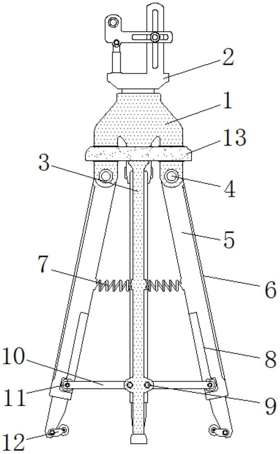 一种方便收纳的可移动式的天文望远镜支撑装置专利图