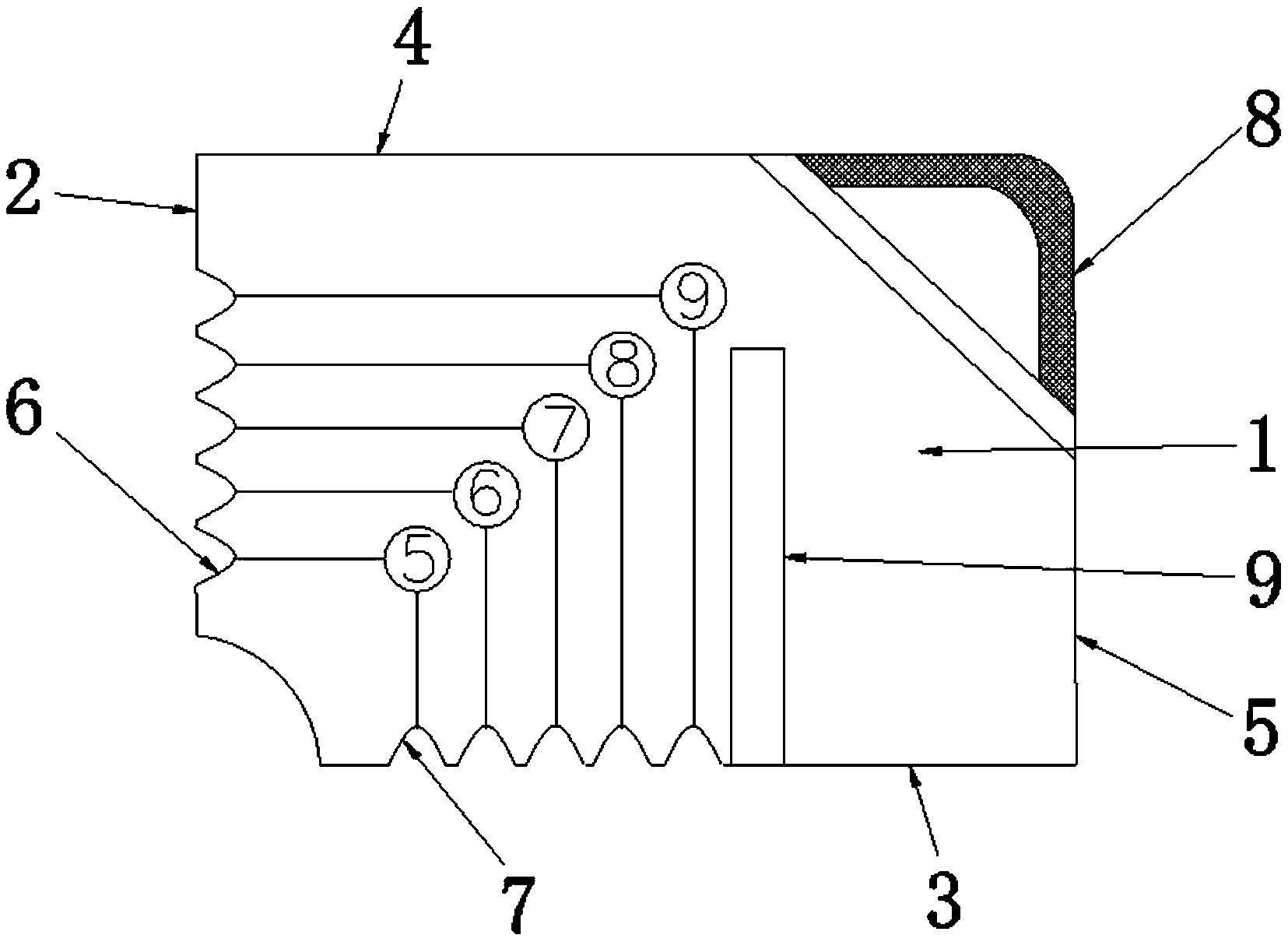 一种焊缝脚长划线工具专利图