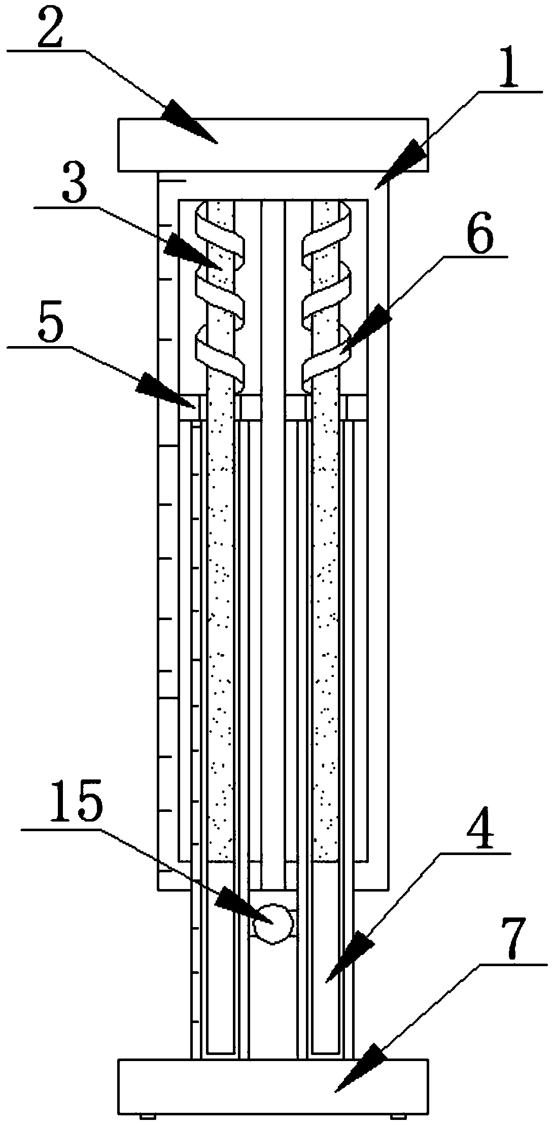 一种钢板分段划线装置专利图