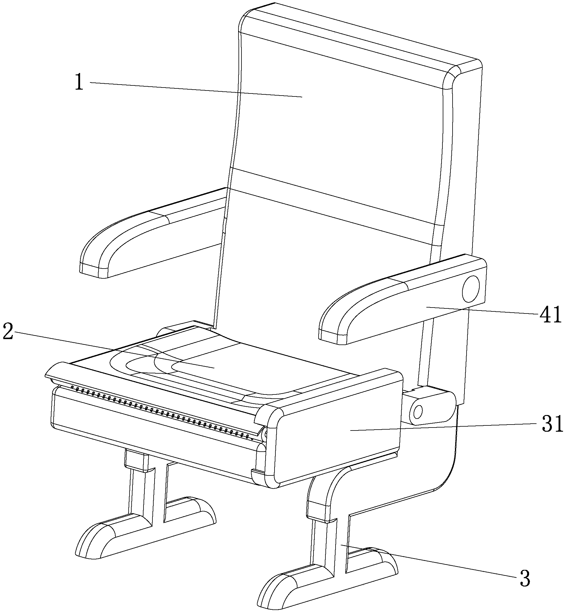 一种电影座椅专利图