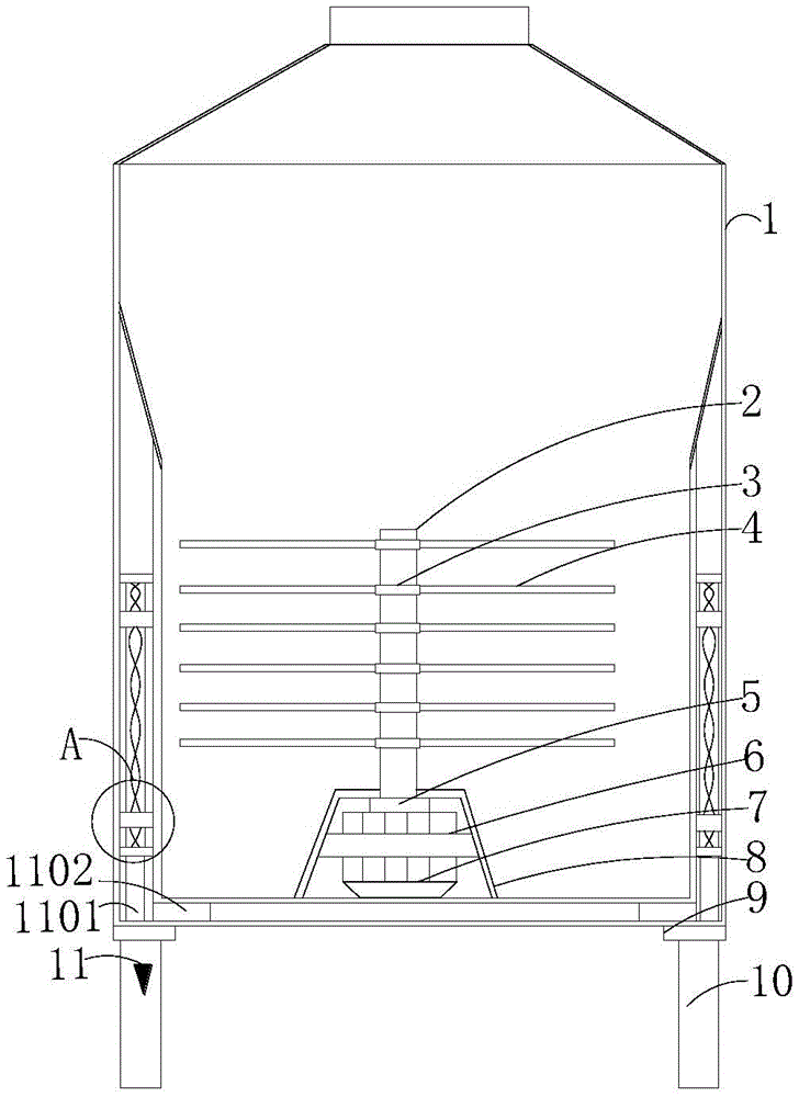 一种受热均匀的化工生产用反应装置专利图