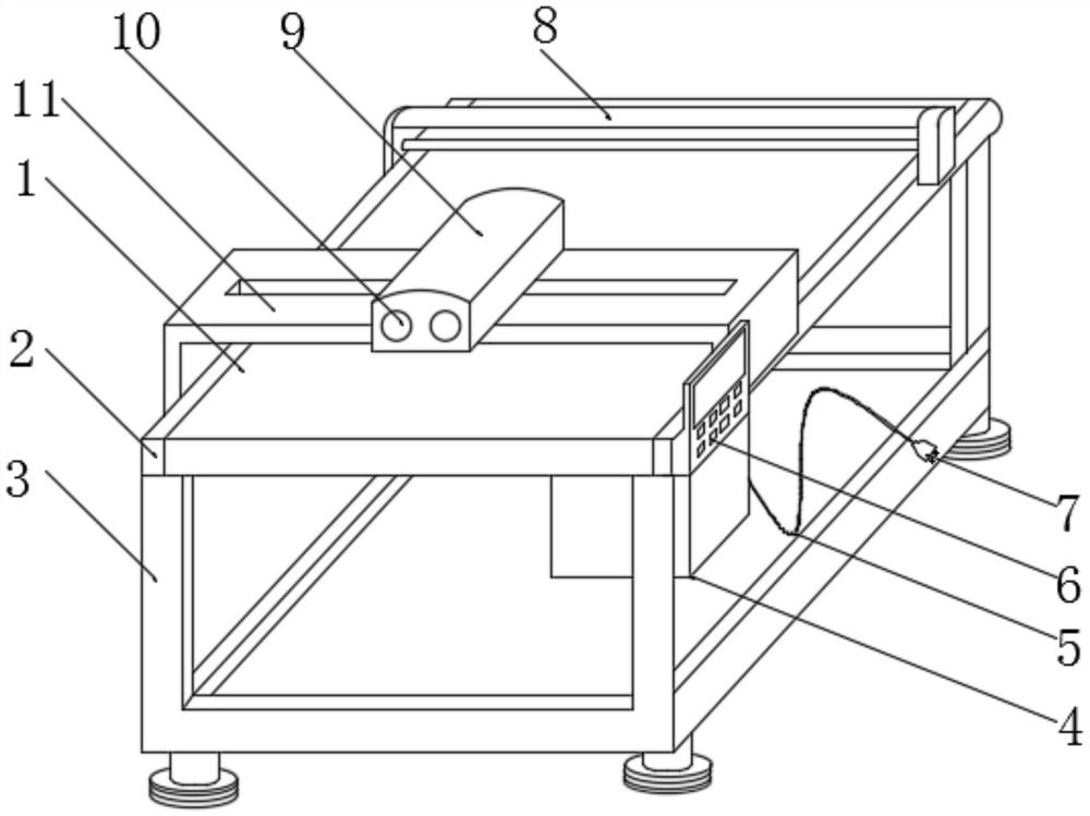 一种床垫包装机用进料设备专利图