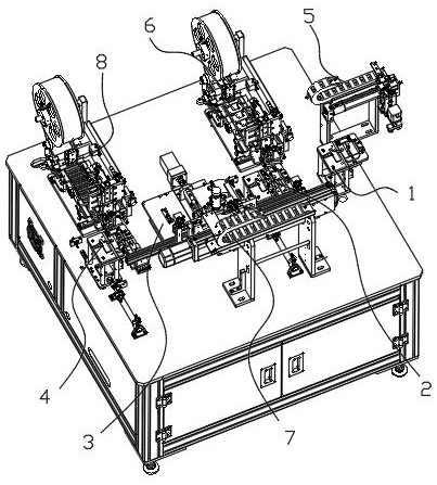 一种电池电极贴绝缘纸机专利图片