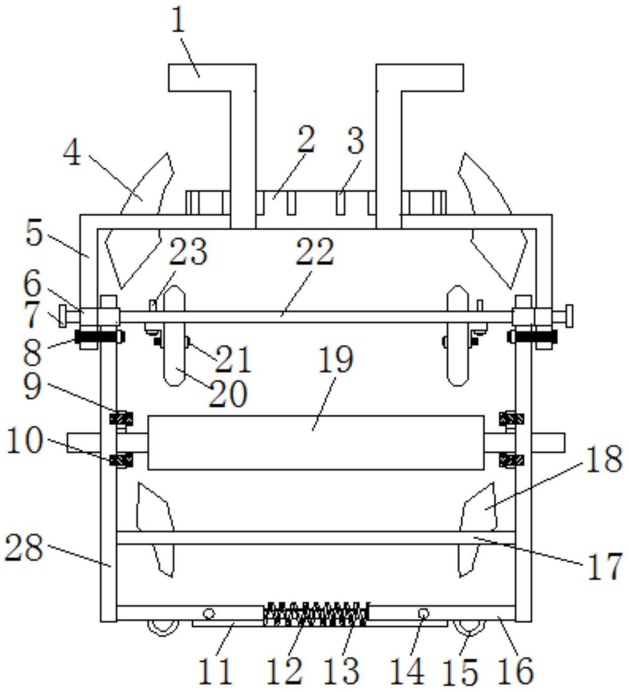 一种地膜铺膜装置专利图