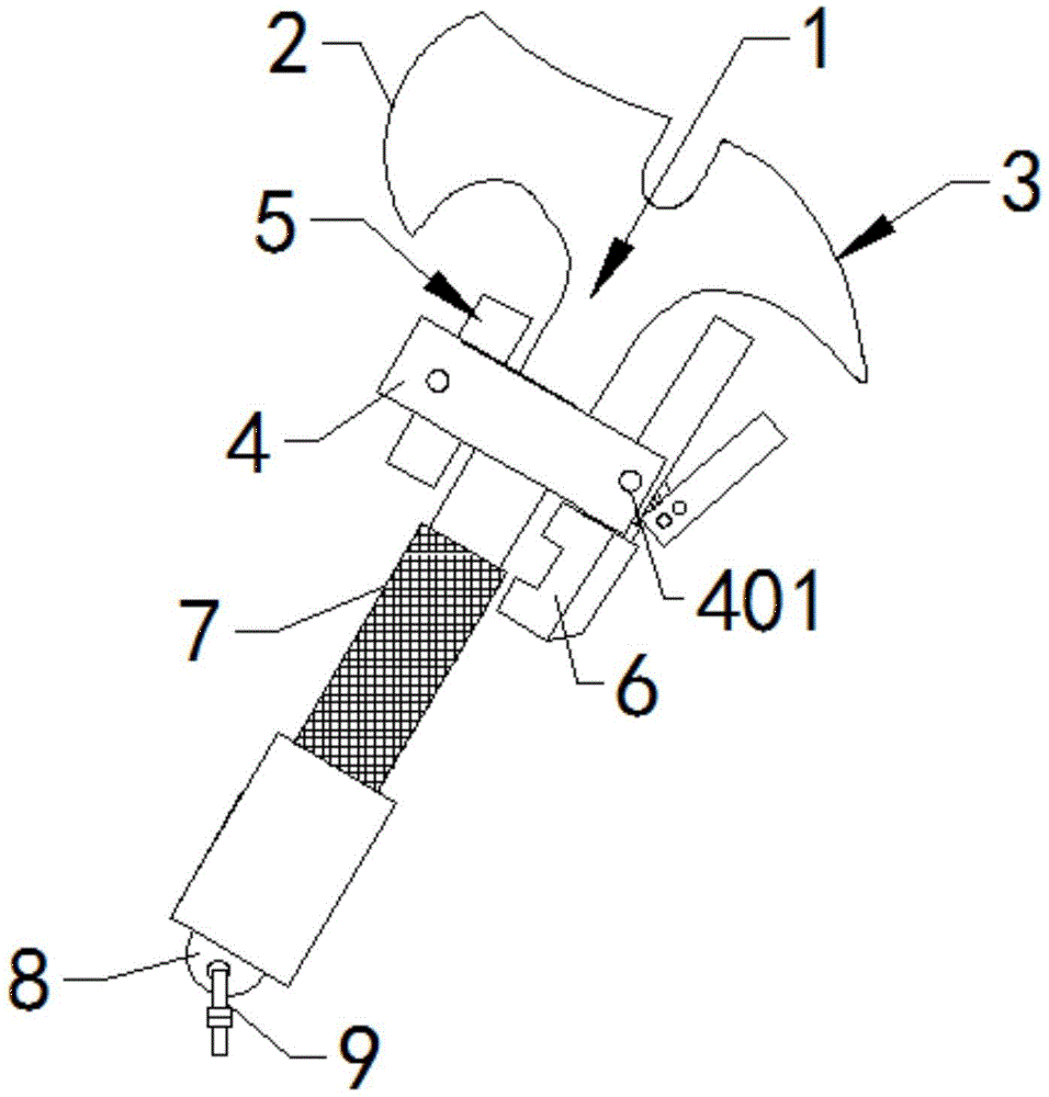 一种实用型多功能消防斧专利图