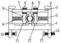 一种电力管道用排线的限位机构专利图