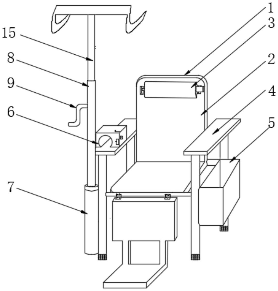 一种新型的多功能输液椅专利图