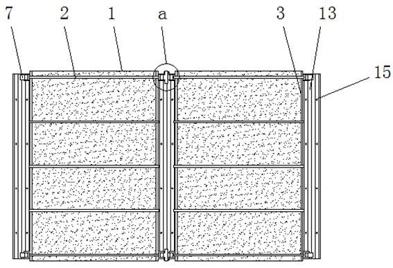 一种混凝土预制板内置钢结构预应力贴合拼接结构专利图