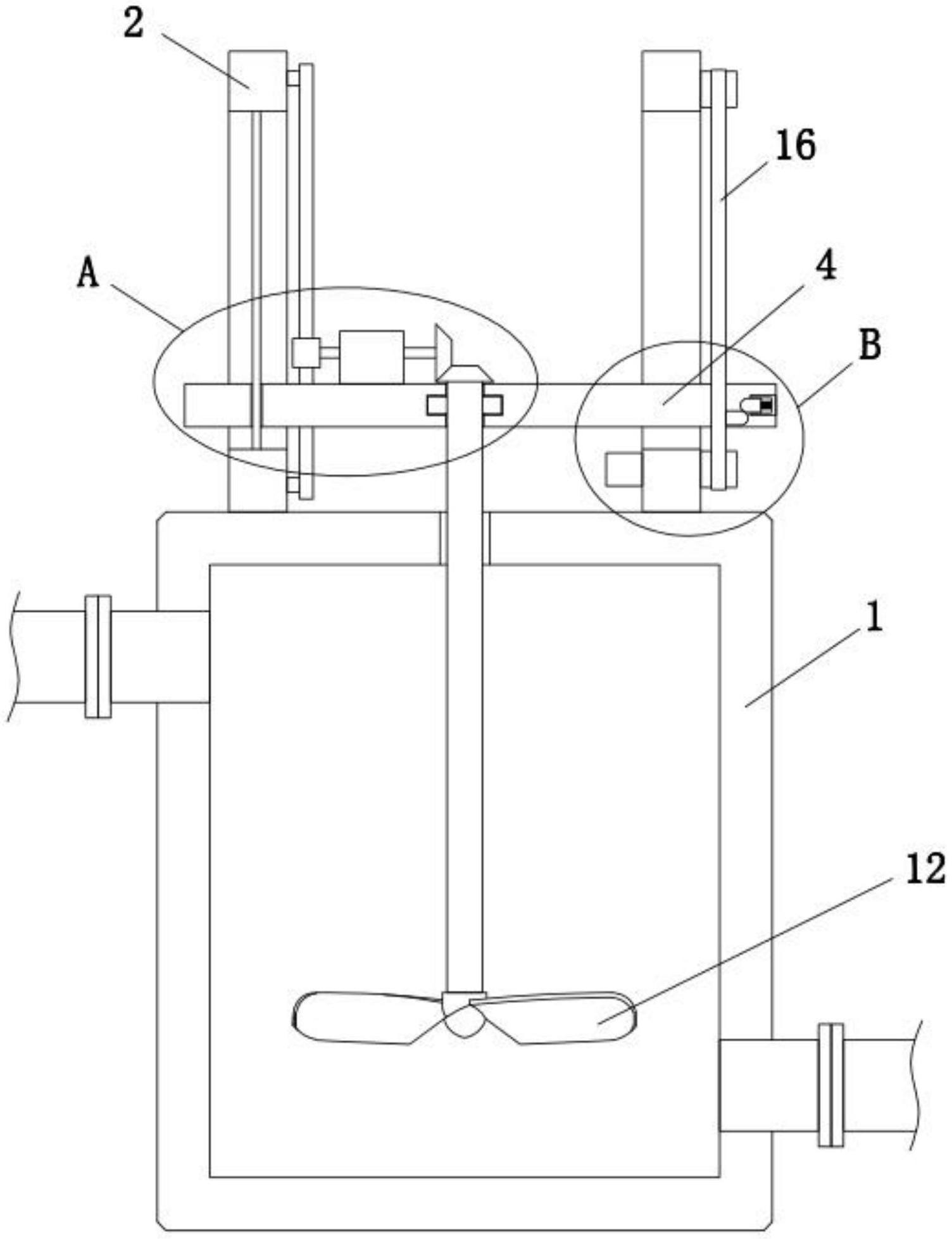 一种生活污水分流式处理装置专利图