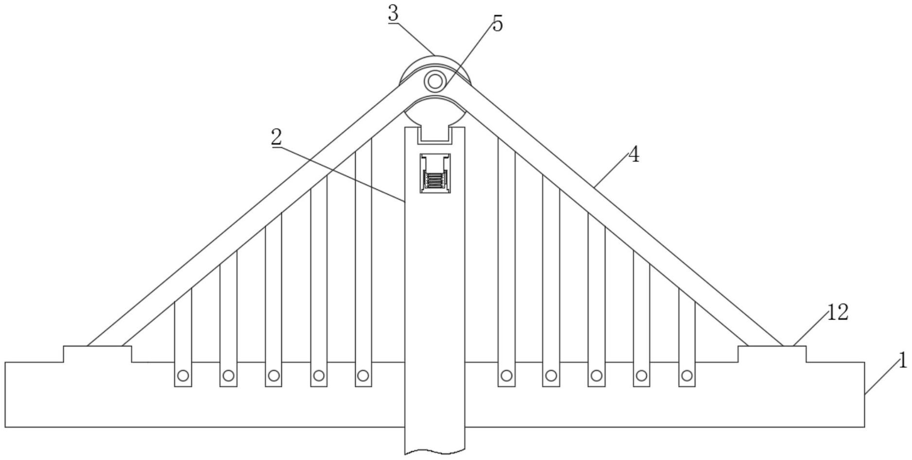 一种高空悬索桥梁牵拉装置专利图