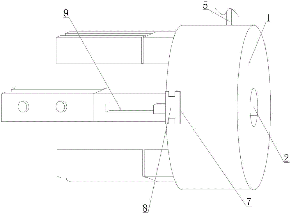 一种大口径PP管用加工装置的微调机构专利图
