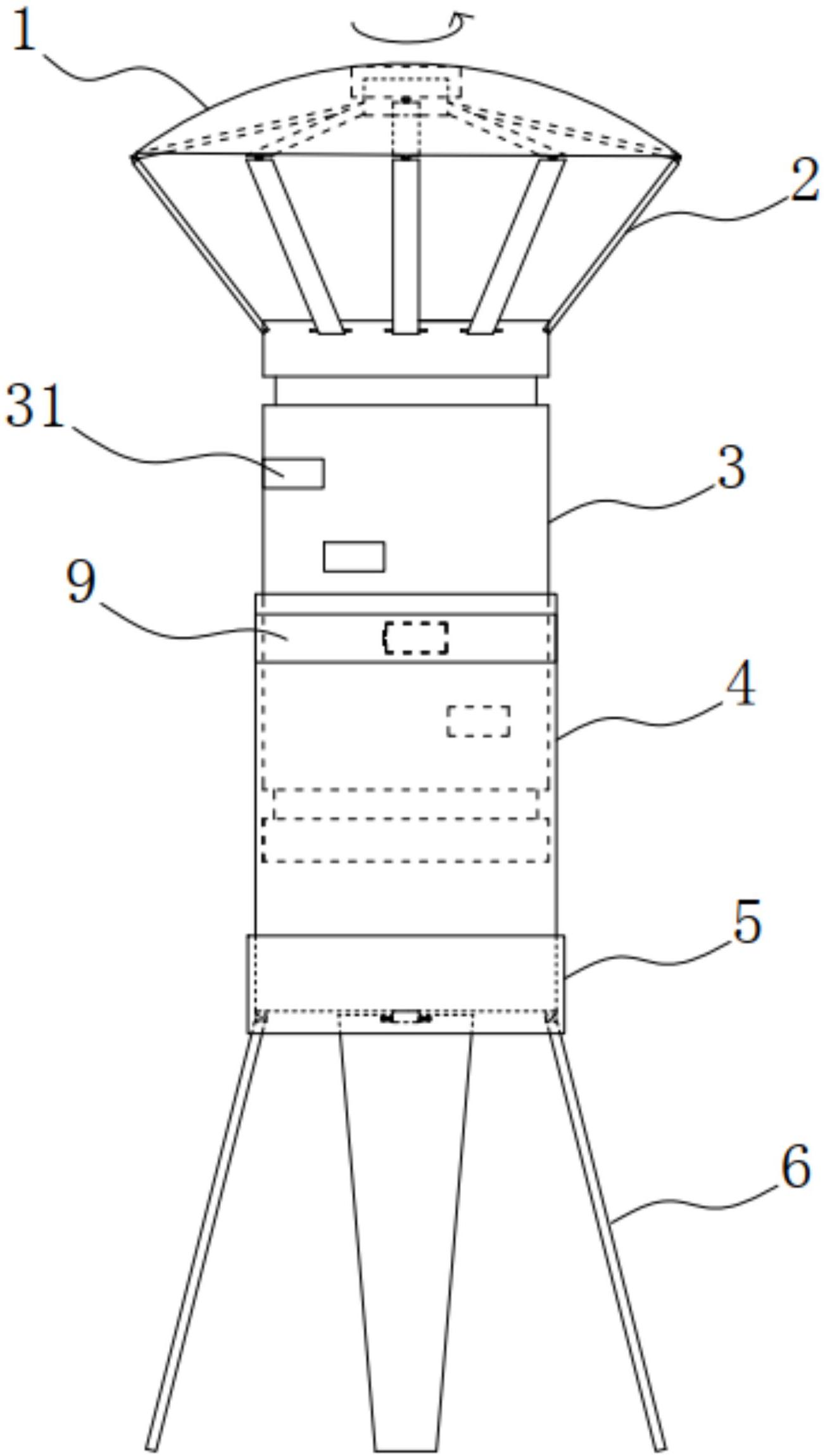 一种便携式圆柱板凳专利图片