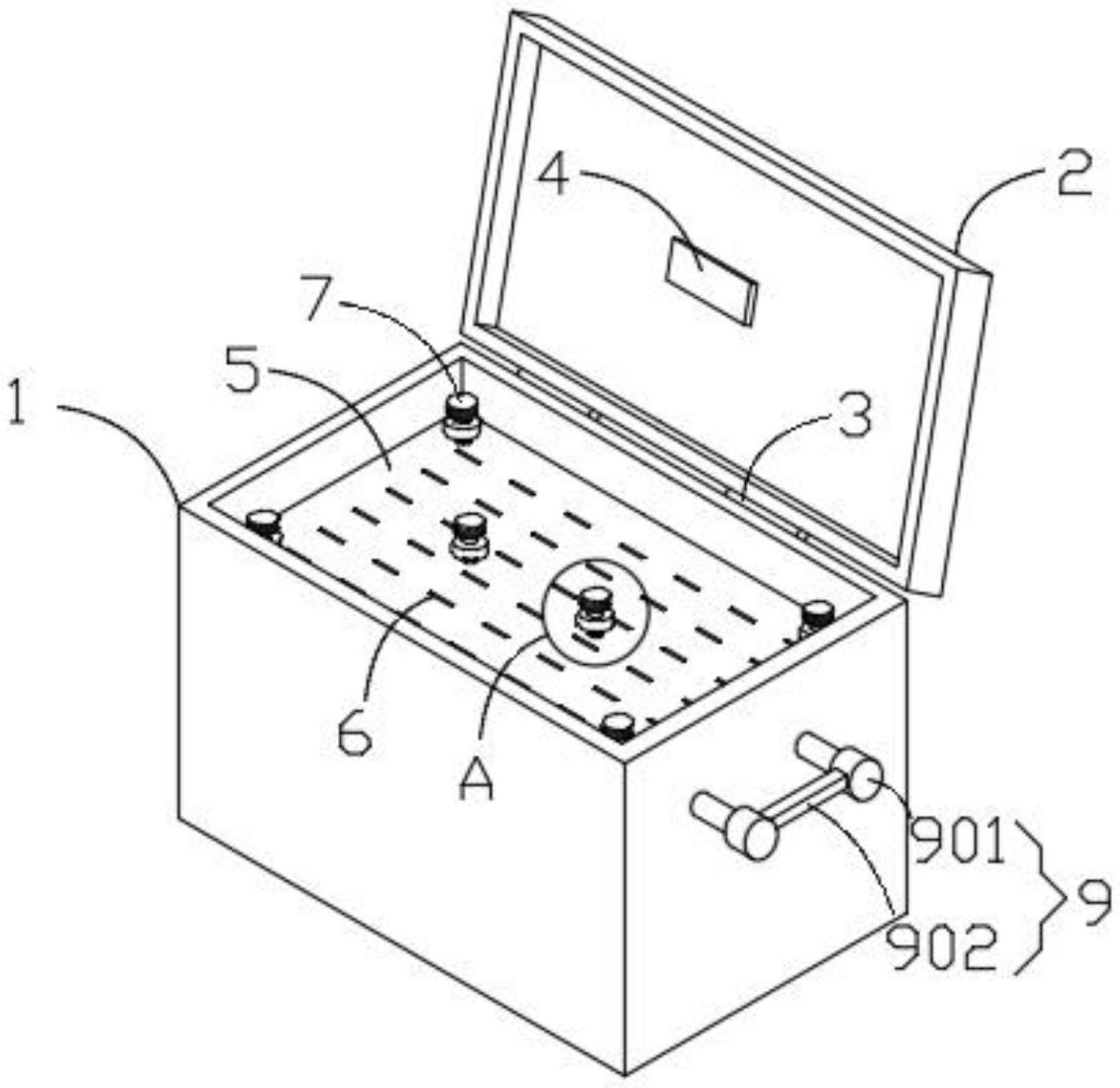 一种具有分类消毒功能的医疗器械盒专利图