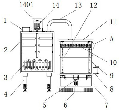 一种医药中间体生产用废水处理装置专利图
